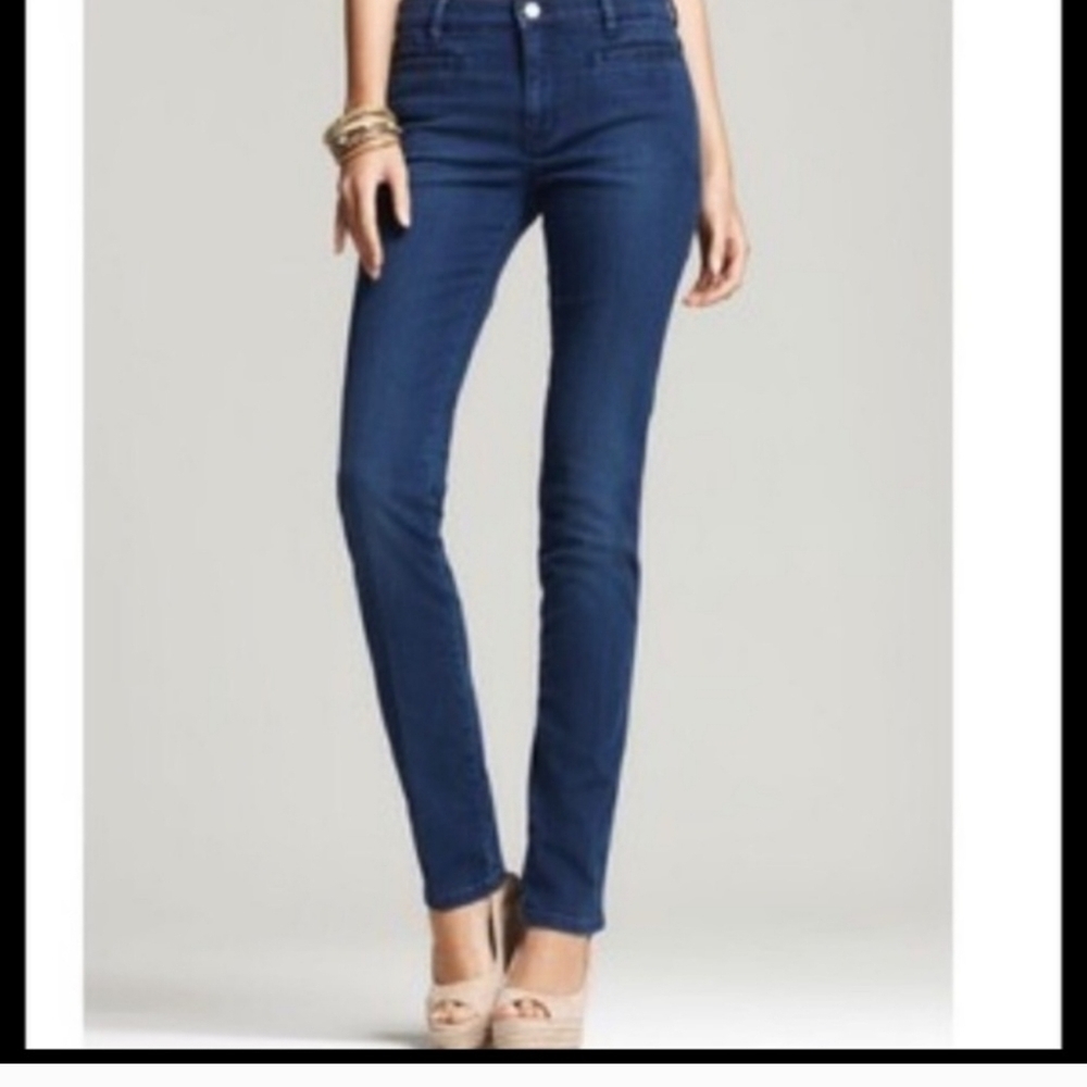 Anthropologie MIH The Oslo Jeans Dark Blue Black Size 25